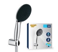 GROHE Vitalio Start 110 Set Supporto a Muro (2 getti Rain e Jet, supporto a parete, flessibile, SpeedClean anticalcare), Cromo, 27950001