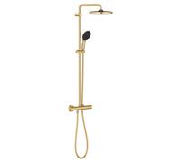 Grohe Vitalio Start Shower System set doccia a parete con termostato con soffione Brushed Cool Sunrise 26677GN1