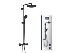 Grohe Vitalio Start sistema doccia, termostatico, 266782431, Vitalio Start System 250 nero opaco [Rubinetteria Bagno > Sistemi Doccia]