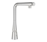 Grohe Zedra SmartControl miscelatore per lavello cucina con doccino estraibile, supersteel - 31593DC2