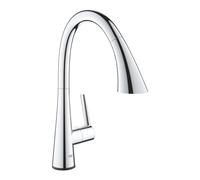 Grohe Zedra Touch miscelatore monocomando elettronico con doccetta estraibile a 3 getti, finitura cromo - 30219002