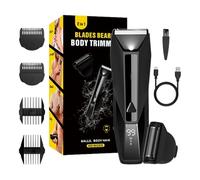 Groin & Body Hair Trimmer per gli Uomini Pubici Trimmer Uomo Elettrico Cordless Ricaricabile Rasoio Corpo Groomer Elettrico per gli Uomini