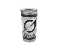 Grok AI - Migliora l'istruzione con una tecnologia personalizzata Bicchiere termico in acciaio inox doppia parete