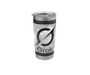 Grok AI - Migliora l'istruzione con una tecnologia personalizzata Bicchiere termico in acciaio inox doppia parete