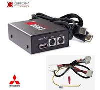 Grom USB3 MP3 IPHONE Android Kit per Mitsubishi ASX Outlander Lancer Imiev #MIT8
