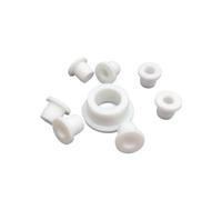 Grommet rotondo silicone gomma, tappo foro 5mm-28mm cavo | Guarnizione cava, protegge i cavi da attrito e danneggiamento(White,15mm(Bore 6mm)-10pcs)