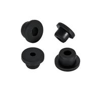 Grommet rotondo silicone gomma, tappo foro 5mm-28mm cavo | Guarnizione cava, protegge i cavi da attrito e danneggiamento(Black,12mm(Bore7.5mm)10pcs)
