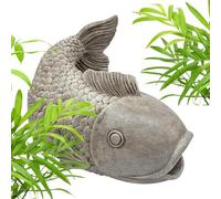 Grondaia A Forma Di Pesce | Scultura Pesce Realistico Deviatore Acqua | Design Dinamico Resina Estensione Flusso Per Prato Giardino Innaffiatura Esterna