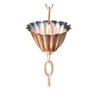 Grondaia Blocco Higashi Catena Della Pioggia Villa Giardino Grondaia Esterna Catena Della Pioggia Guida Cqua Catena Parco Paesaggio Catena Acqua Che Cade Facile Installazione(Imitation Copper B)