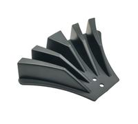 Grondaia Downspout Dispersore Acqua Dolorosa Strumento di Drenaggio Rapida Dispersione Strumento Deviatore per 3 "X 4"/3" X 2" Deviatore Downspouts Disperser Acqua Pioggia Protettivo Resistente alle