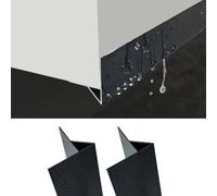 Grondaia Linea di Gocciolamento Della Grondaia Lunga 1 Metro | Angolo di Deviazione Dell'acqua Piovana per Tetto Ritagliabile, Protezione Antigoccia per Porta, Barriera Deflettrice
