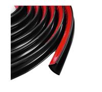 Grondaia per Camper a Forma di J 1pc Sealing Strip RV Rain Gutter 1/2”H meters Soft Rubber Water Guide Groove Accesso(Black)