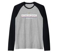 Groningen Netherlands/Nederland Maglia con Maniche Raglan