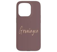 Groningen Paesi Bassi Design elegante vintage Custodia per iPhone 15 Pro