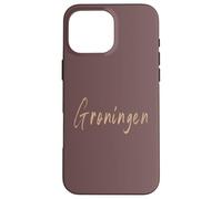 Groningen Paesi Bassi Design elegante vintage Custodia per iPhone 16 Pro Max