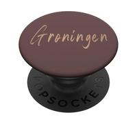 Groningen Paesi Bassi Design elegante vintage PopSockets PopGrip Adesivo