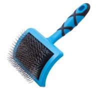 GROOM PROFESSIONAL Spazzola per cani Amplifier Firm Slicker - Perfetta per amplificare il volume del pelo del cane e rimuovere nodi e grovigli - Doppio uso - Grande