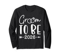 Groom to be 2026 Future Husband Bachelor Wedding Matching Maglia a Manica
