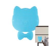Groomer per gatti - Tiragraffi e massaggiatore da parete per gatti -Scratcher da parete per salvaspazio, durezza moderata, angoli per animali domestici, per gattini/cuccioli con lungo e co