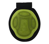 Grooming Glove, Pet Bath Brush, Rubber Tips Flexible Fit Secure Strap Quick Cleaning Breathable Mesh Portable Soft Material, Pet Scrubber for Cat Dog Home Shower Massage, 9.21x7.24x0.55 Inches, Green