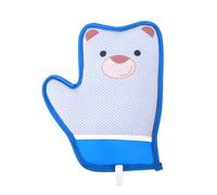 Grooming Gloves, Dog Grooming Tools, Gentle Scrubber Comfortable Fit Adjustable Strap Mesh Fabric Soft Bristles Easy Cleanup, Scrubber Cleaner for Pets, 8.66x11.02inches