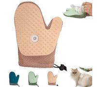Grooming Mist Glove for Pets, Pet Cleaning Glove, 2-in-1 Grooming and Cleaning Mitt, Keep Your pet Cool in The Summer (Pink)