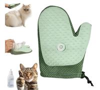 Grooming Mist Glove for Pets, Spray Cat Petting Gloves, Upgraded Thickened Reusable Quick De-Shedding, Anti-Static Mist Glove Pet for Cat, Cats Grooming (Green)