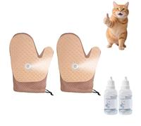 Grooming Mist Glove for Pets, Thickened Strong Pet Spray Gloves - Anti Static, No Fly Away Hair, Loose Hair Removal & Detangling, for Cats & Dogs (#1 2pcs)