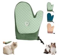 Grooming Mist Glove For Pets, Upgraded Thickened Strong Pet Spray Gloves, Reusable Quick De-Shedding Gloves for Couch, Clothing (green)