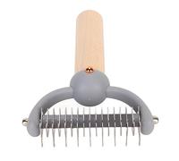 Grooming per Animali Domestici B Pet Sh B Broted Furto Pettosa Pettine per il Cane Gatto Grigio L Ensu una Vita di servizio. Pannustpet da Toeletta Animali Domestici Sh Brushpet Dematting Combdog (L)