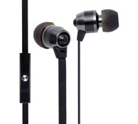 Groov-e - Auricolari in-ear in metallo con microfono remoto, nero