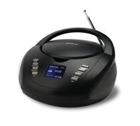 Groov-e DAB Boombox - Lettore CD con DAB +, radio FM e Bluetooth