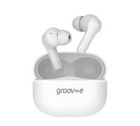 groov e Jive Buds - Auricolari True Wireless con custodia di ricarica, stereo True Wireless, 15 ore di riproduzione, controllo touch, supporto per assistente vocale, ascolta la musica ovunque