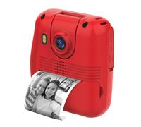 Groov-e Kidz - Fotocamera digitale a stampa istantanea, fotocamera da 12 MP per bambini, con stampante termica, giochi, memoria integrata e batteria ricaricabile, registrazione video HD 1080p, include