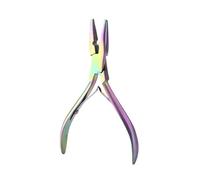 Groove Flat Pliers Strumento for trama Pinza for applicazione micro anelli Strumento for micro perline Pinza for extension for capelli in acciaio inossidabile più vicina(CT)