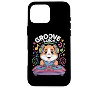 Groove Nation Dj Cavia Con Musica Custodia per iPhone 16 Pro Max