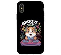Groove Nation Dj Cavia Con Musica Custodia per iPhone X/XS