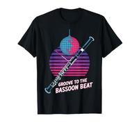 Groove to The Fagotto Beat Retro Disco Design Maglietta