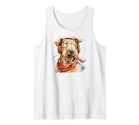 Groovin' Airedale Terrier - Cuffie Musicali Canotta