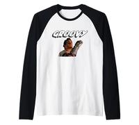 Groovy | 1990's Campy Cult Horror Movie Citazione Maglia con Maniche Raglan