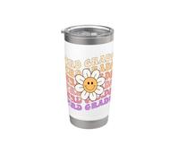 Groovy 3rd Grade Back To School Retro Groovy Terzo grado Bicchiere termico in acciaio inox doppia parete