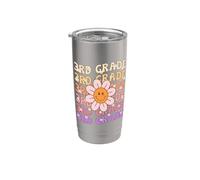 Groovy 3rd Grade Back To School Retro Groovy Terzo grado Bicchiere termico in acciaio inox doppia parete