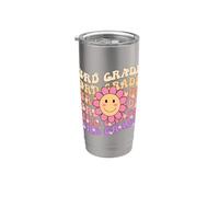 Groovy 3rd Grade Back To School Retro Groovy Terzo grado Bicchiere termico in acciaio inox doppia parete