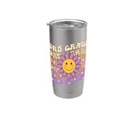 Groovy 3rd Grade Back To School Retro Groovy Terzo grado Bicchiere termico in acciaio inox doppia parete