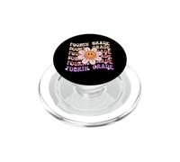 Groovy 4th Grade Back To School Retro Groovy Quarto Grado PopSockets PopGrip per MagSafe