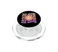 Groovy 4th Grade Back To School Retro Groovy Quarto Grado PopSockets PopGrip per MagSafe