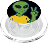 Groovy Alien Dare Pace Segno Retro Cosmic Vibes PopSockets PopGrip per MagSafe