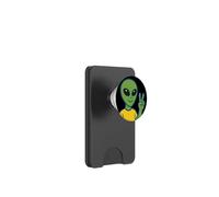 Groovy Alien Dare Pace Segno Retro Cosmic Vibes PopSockets PopWallet per MagSafe