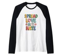 Groovy, Amore, Gentilezza Maglia con Maniche Raglan