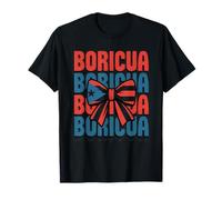 Groovy Boricua Girl Hispanic Heritage Coquette Bow Vibes Maglietta